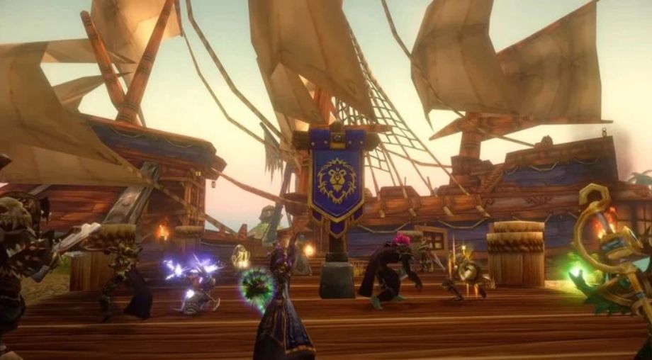 Bataille sur le pont d'un navire de l'Alliance