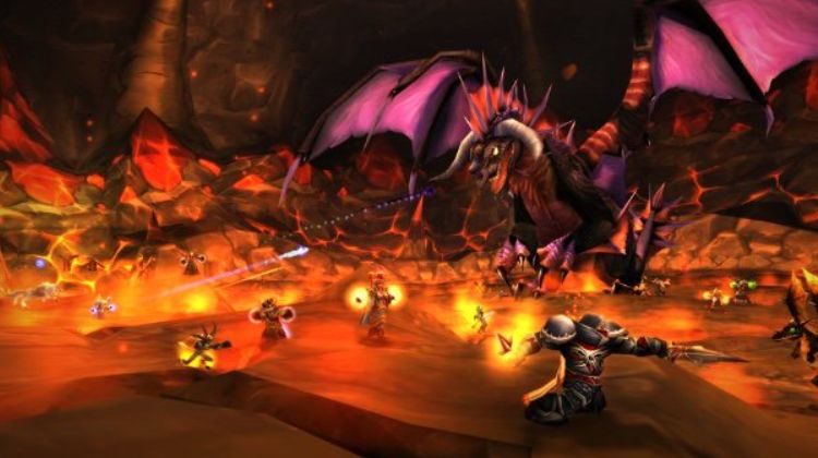 Un raid face au dragon dans la lave