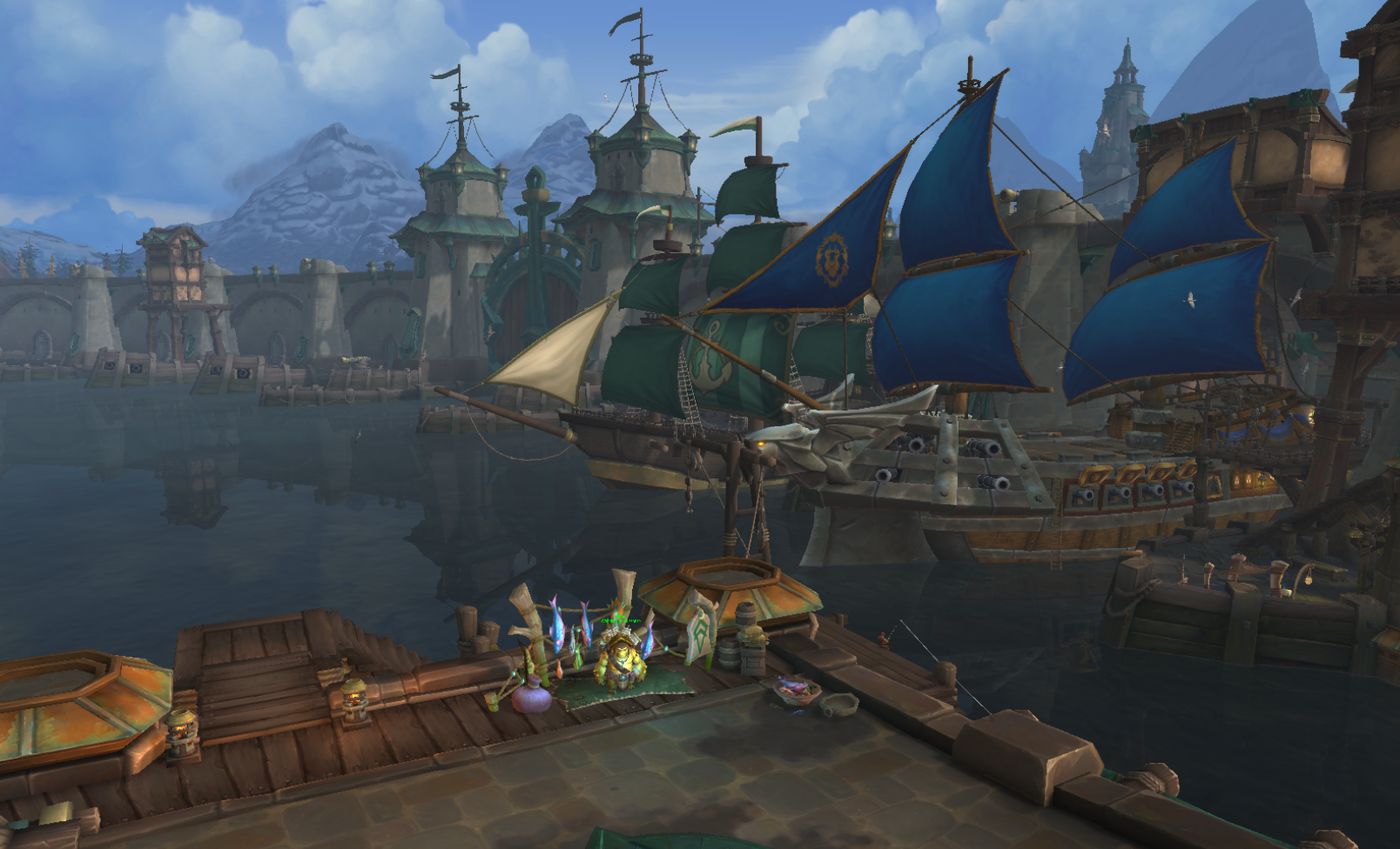 Le port et ses grands navires