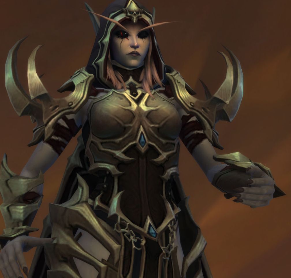 Portrait en armure sombre